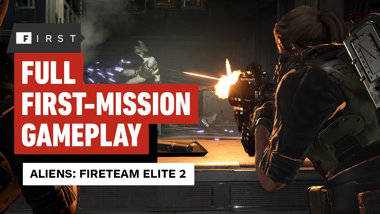 First-mission gameplay scene for Aliens Fireteam Elite 2